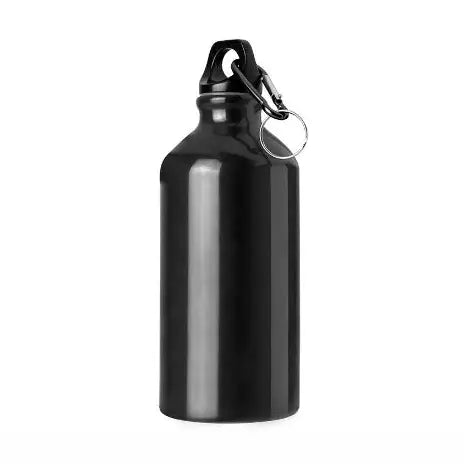 Aluminium fles 500 ml - Zwart