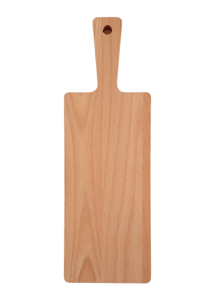 Beukenhout Serveerboard met handel 480x200x20MM | Borrelplank