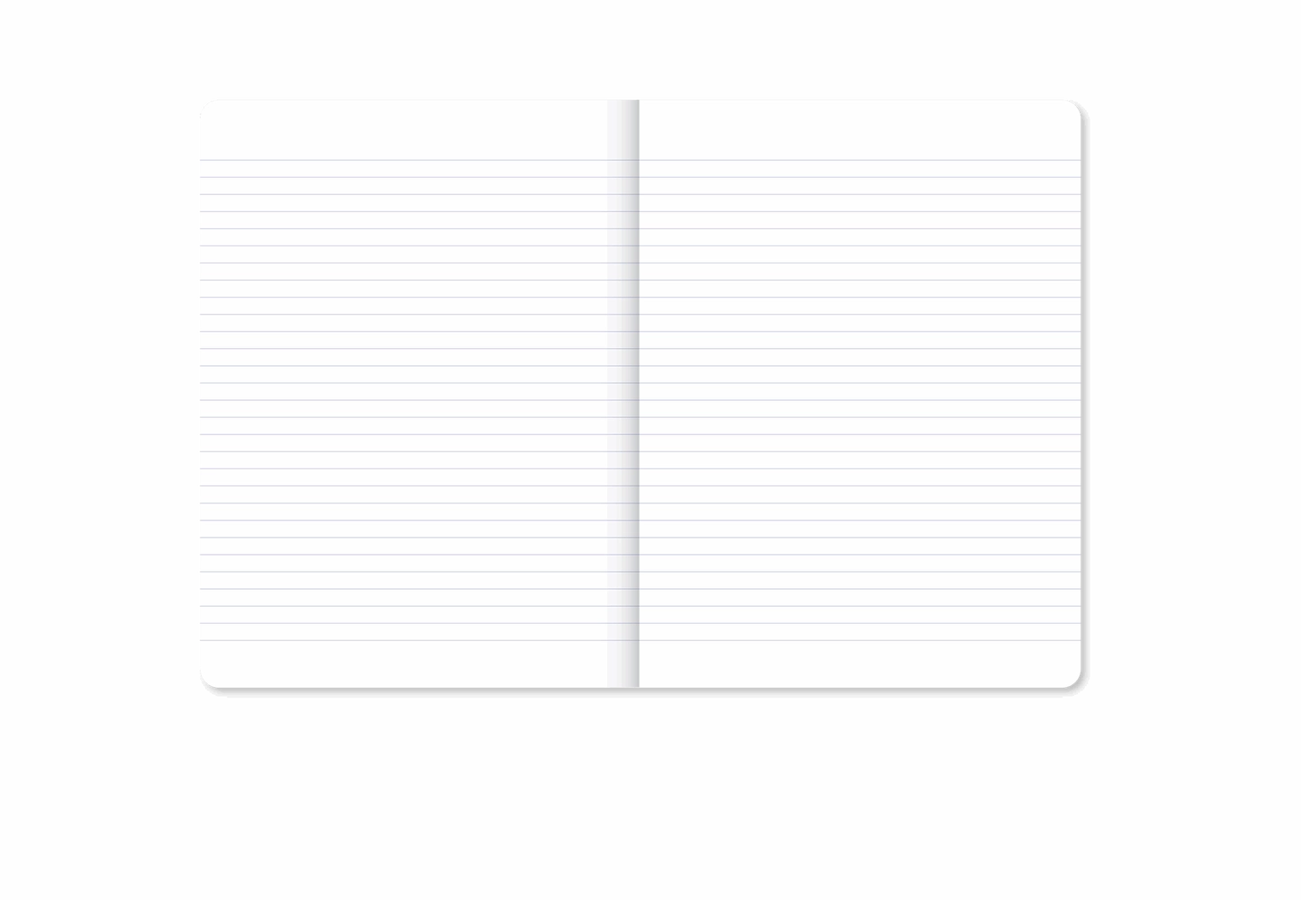 Journal Notitieboek A5 - Schrijflijnen -  Roze