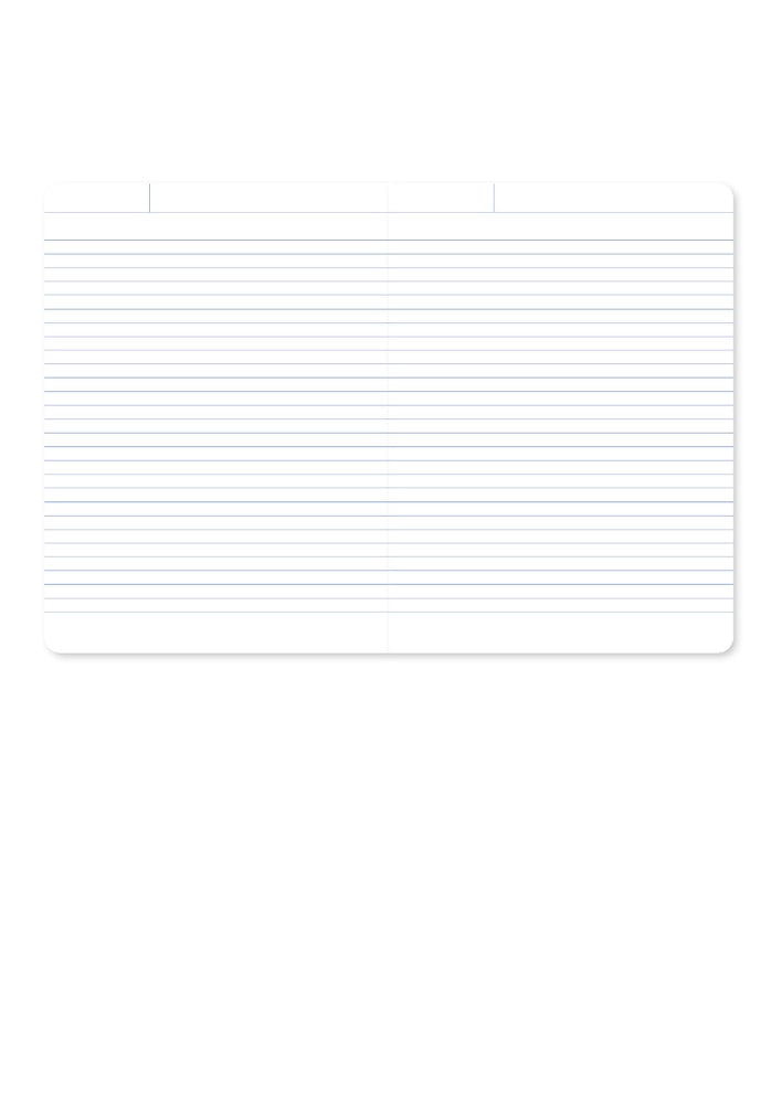 Journal Notitieboek A5 - Schrijflijnen -  Groen