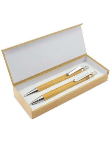 Balpen en vulpotlood Set - Bamboe