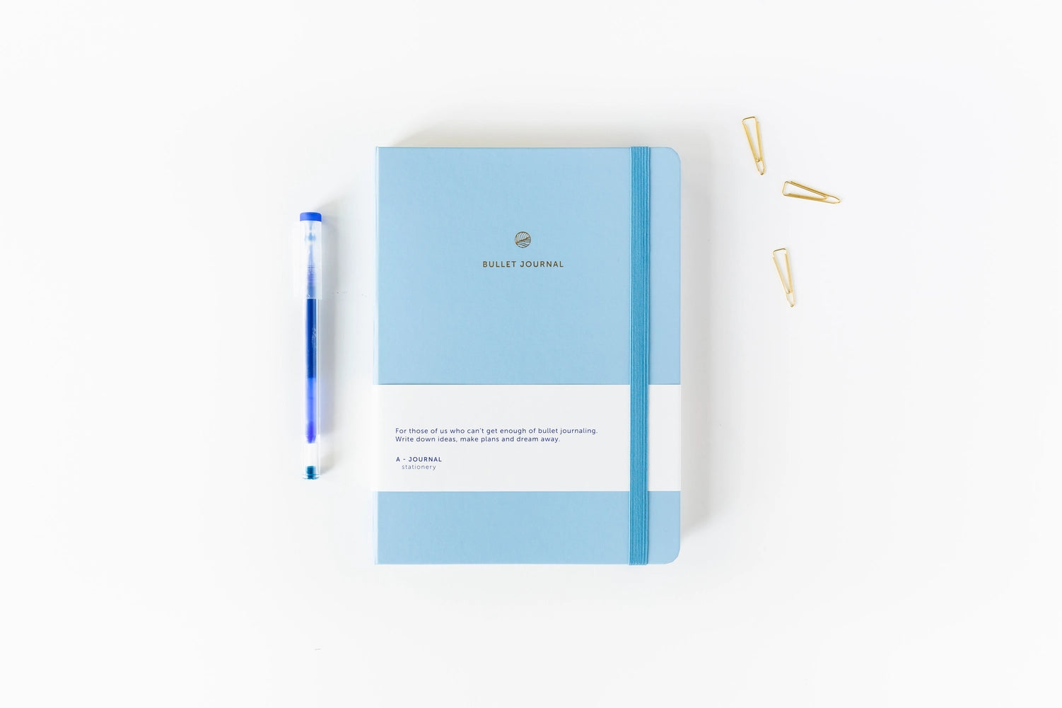 Journal Notitieboek A5 - Bullet -  Light Blue