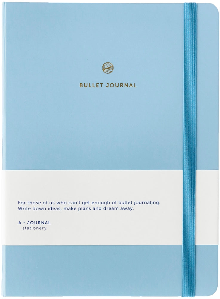Journal Notitieboek A5 - Bullet -  Light Blue
