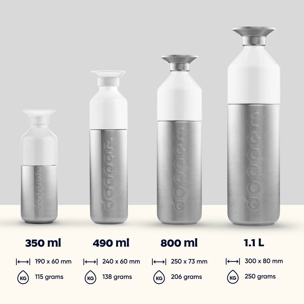 Dopper Steel herbruikbare waterfles 800 ml