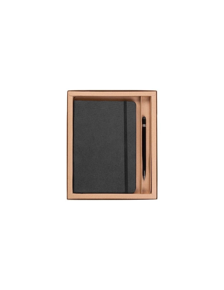 Notitieboek A5 + potloodset -Zwart