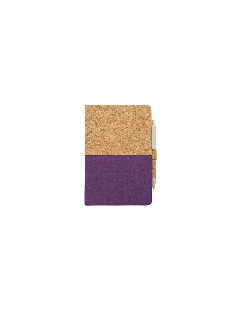 Notitieboek A5 - Kurk / Wit stof