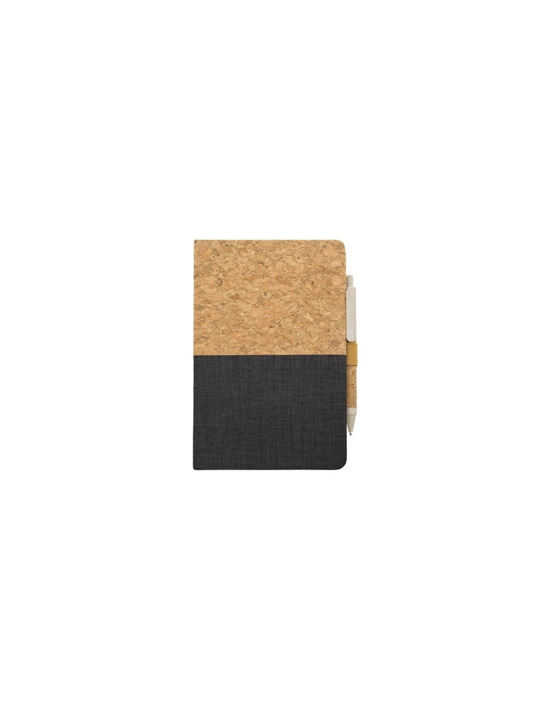 Notitieboek A5 - Kurk / Wit stof