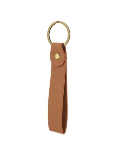 Sleutelhanger PU - Lichtbruin