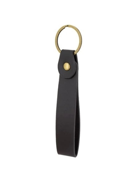 Sleutelhanger PU - Zwart