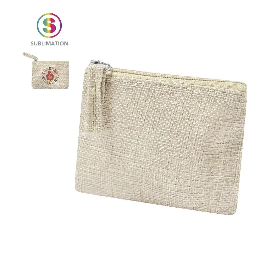Portemonnee polyseter - Beige
