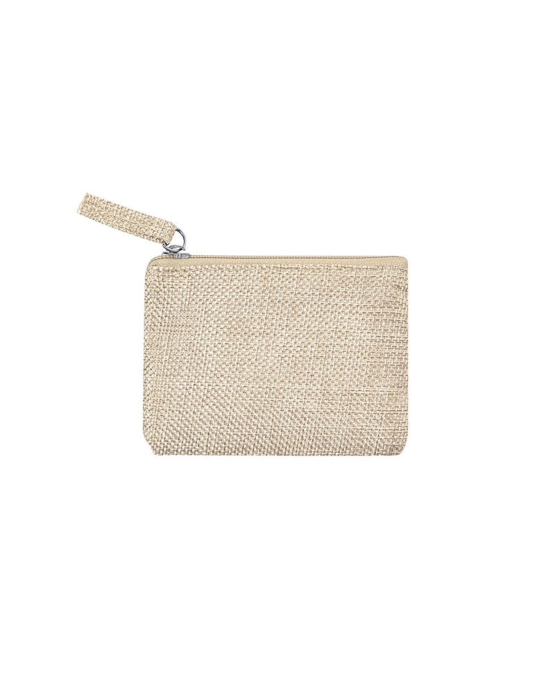 Portemonnee polyseter - Beige