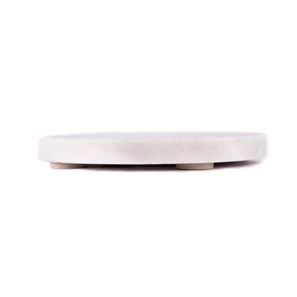 Ronde marmeren onderzetter - 10 cm