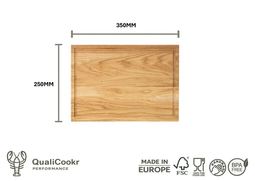Eiken Serveerboard (excl. houder) 350x250x20MM | Borrelplank