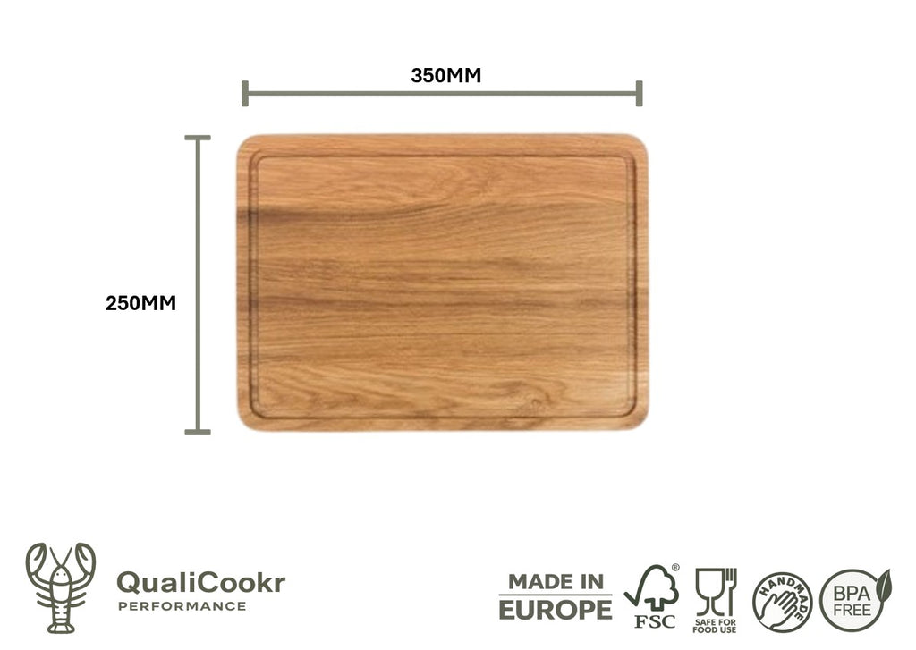 Eiken Serveerboard 350x250x20MM | Borrelplank