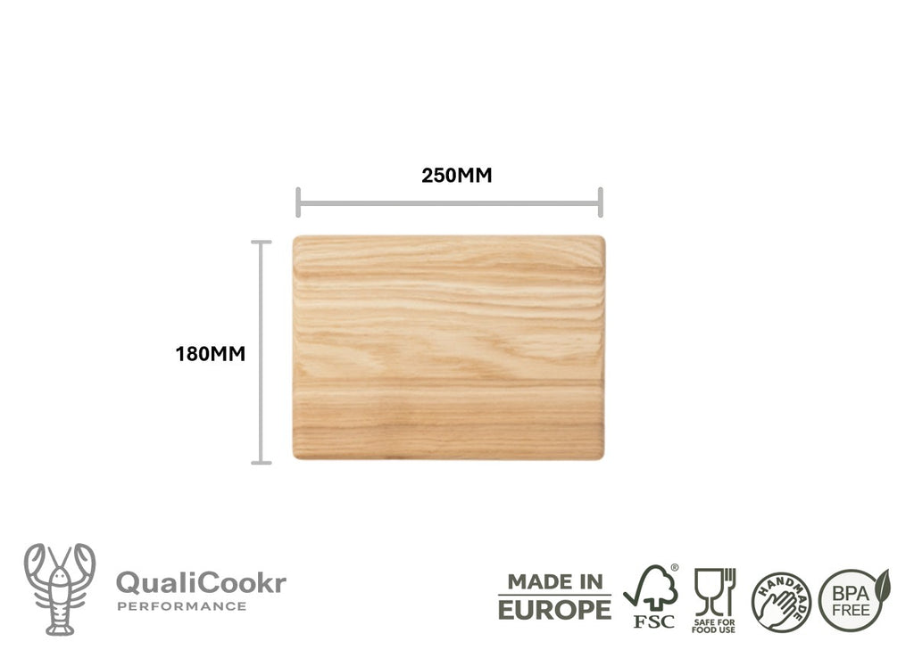 Eiken Serveerboard 250x180x15MM | Borrelplank