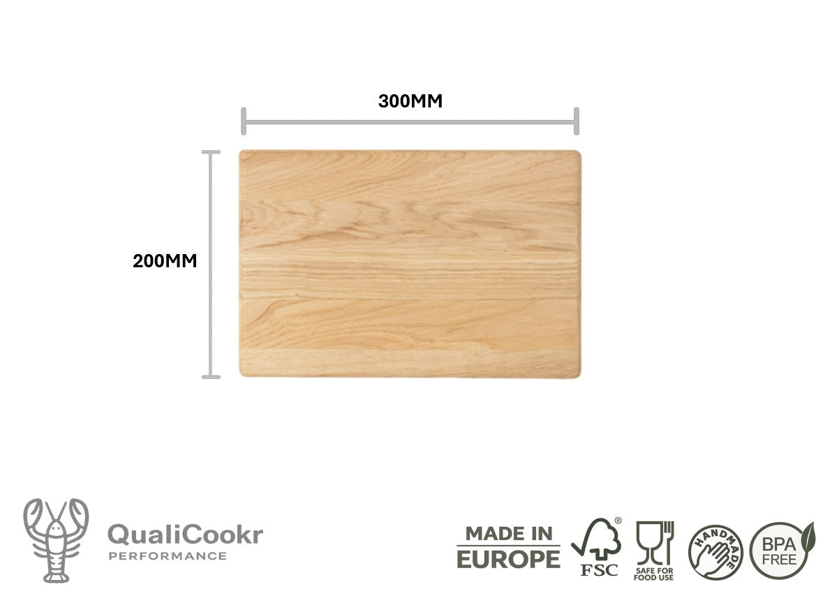 Eiken Serveerboard 300x200x15MM | Borrelplank