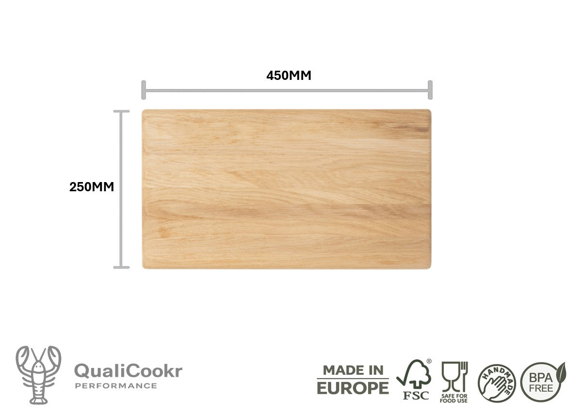 Eiken Serveerboard 450x250x15MM | Borrelplank