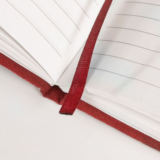 Notitieboekje A6 Schrijflijnen - Velvet Rood