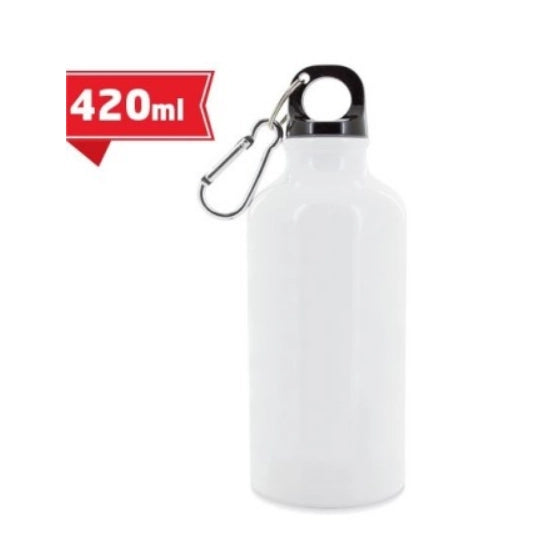 Aluminium fles 420ml -  Wit