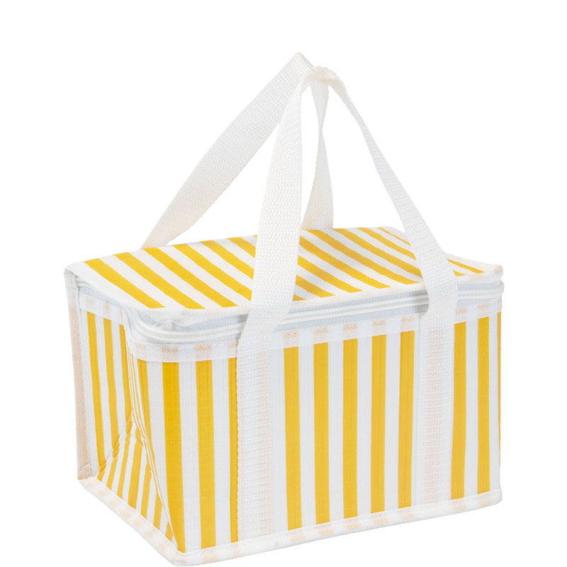 Koeltas  24 x 16 x 15 cm -Wit/Geel