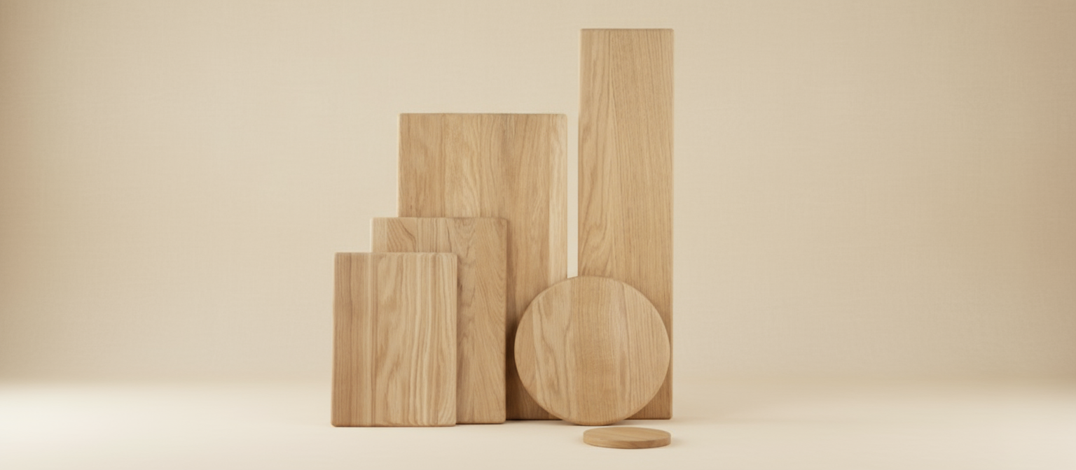 Eiken Serveerboard rond ∅220MM | Borrelplank